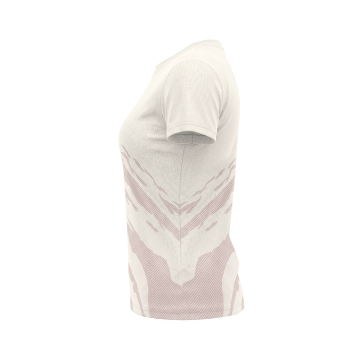 W Dabrok Beige SS Jersey Lari Wanita