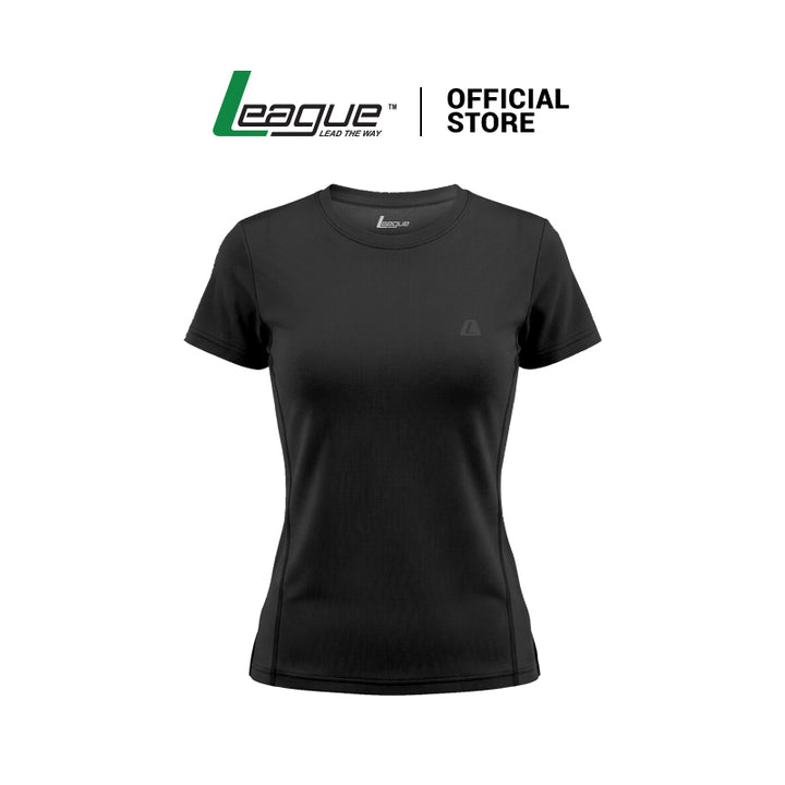 W Essential Black SS Jersey Wanita
