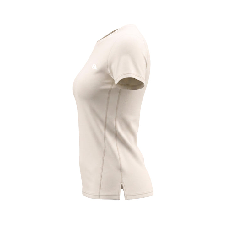 W Essential Beige SS Jersey Wanita