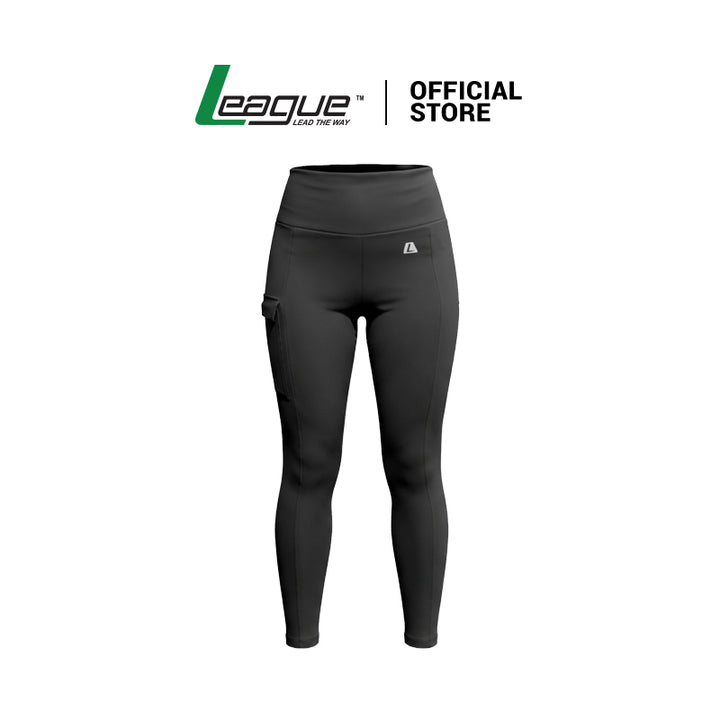 W Evelyn Legging Panjang Hitam Wanita