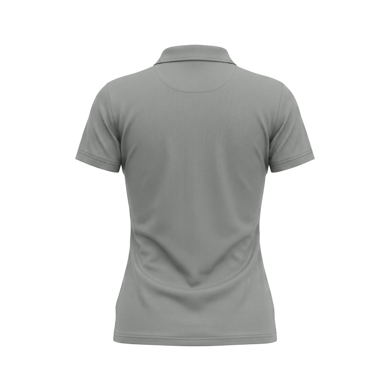 Polo Shirt Khansa Abu-abu Wanita