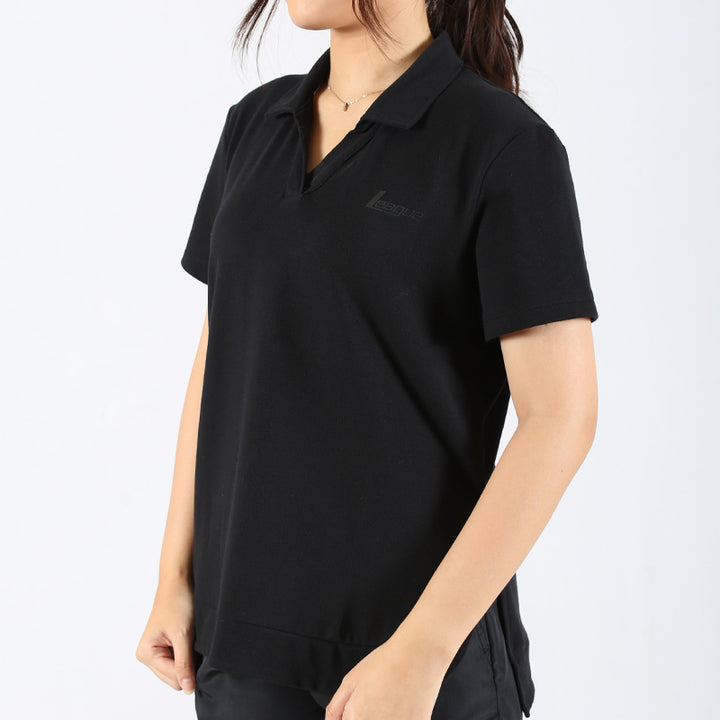 League Apparel Lifestyle Women Laurie Polo Shirt FW25WLP1001H