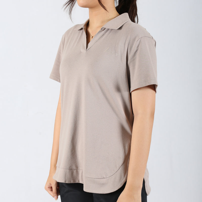 League Apparel Lifestyle Women Laurie Polo Shirt FW25WLP2555H