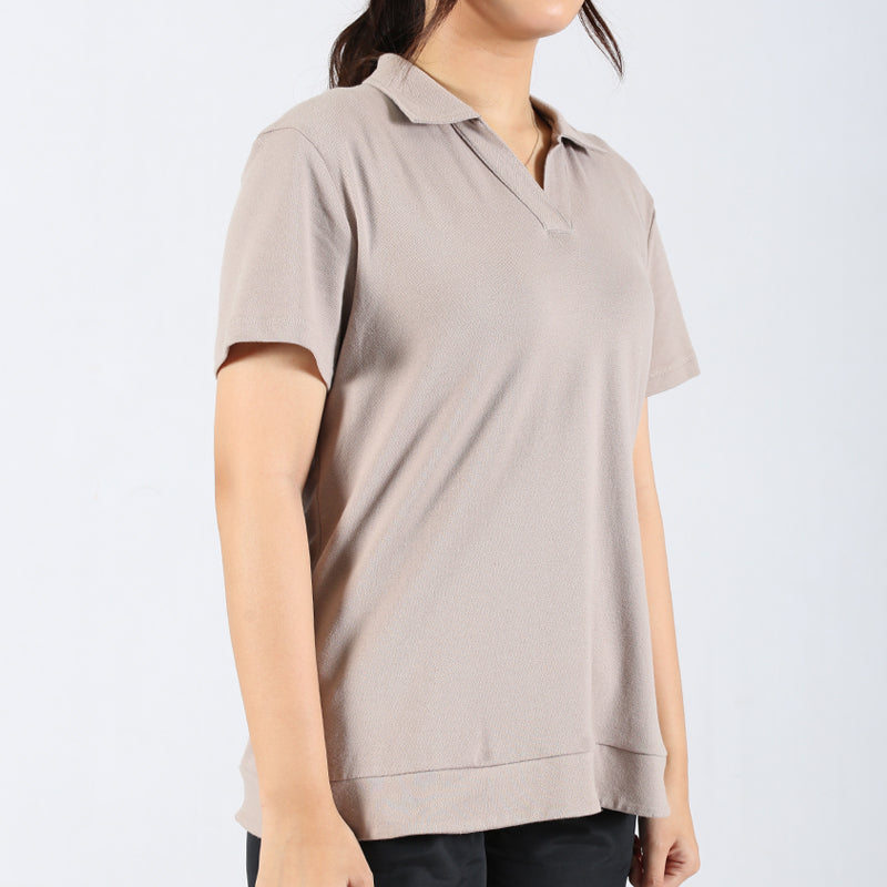 League Apparel Lifestyle Women Laurie Polo Shirt FW25WLP2555H