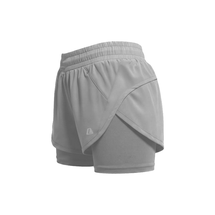 W Neolite 3.5" Grey Running Shorts Women